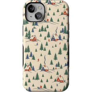 image:imageCasely iPhone 15 Case  Chalet All Day  Winter Village  Bold Protective Design  MagSafe Compatible Design
