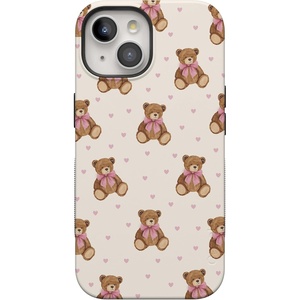 image:imageCasely iPhone 15 Case  Cuddle Up  Teddy Bear  Bold Protective Design  MagSafe Compatible Design
