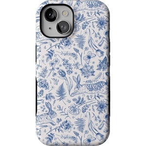 image:imageCasely iPhone 15 Case  Hop amp Bloom  Bunny Toile  Bold Protective Design  MagSafe Compatible Design