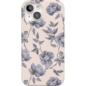 image:imageCasely iPhone 15 Case  Ink amp Iris  Vintage Floral  Compatible with MagSafe  Classic Ultra Slim Design