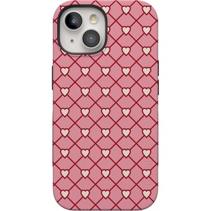 image:imageCasely iPhone 15 Case  Love Locks  Pink Hearts  Bold Protective Design  MagSafe Compatible Design