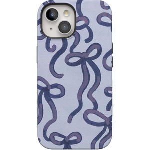 image:imageCasely iPhone 15 Case  Love Me Knot  Blue Bow  Bold Protective Design  MagSafe Compatible Design
