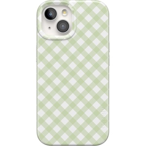 image:imageCasely iPhone 15 Case  Mint Lattice  Sunday Best  Compatible with MagSafe  Classic Ultra Slim Design