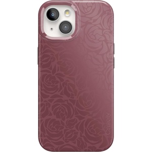 image:imageCasely iPhone 15 Case  Moody Monochrome  Bordeaux Rose  Compatible with MagSafe  Classic Ultra Thin Design