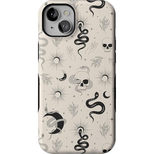 image:imageCasely iPhone 15 Case  No Further Explanation  Snakes amp Skulls  Bold Protective Design  Compatible with MagSafe