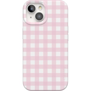 image:imageCasely iPhone 15 Case  Pink Plaid  Sunday Best  Compatible with MagSafe  Classic Ultra Slim Design