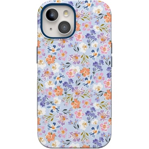 image:imageCasely iPhone 15 Case  Poppy Meadows  Pastel Floral  Bold Protective Design  Compatible with MagSafe