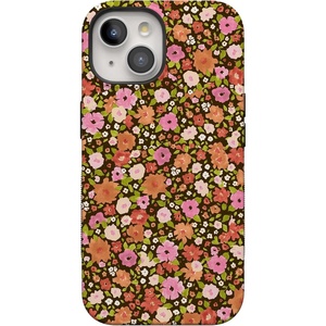 image:imageCasely iPhone 15 Case  Rustic Roses  Boho Bouquet  Bold Protective Design  Compatible with MagSafe