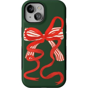 image:imageCasely iPhone 15 Case  Santas Favorite  Holiday Bow  Bold Protective Design  MagSafe Compatible Design