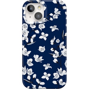 image:imageCasely iPhone 15 Case  Wild at Heart  Tiger  Compatible with MagSafe  Classic Ultra Thin DesignFloral Forest  Navy Cherry Blossom Floral