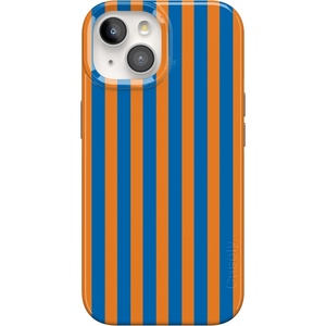 image:imageCasely iPhone 15 Case  Wild at Heart  Tiger  Compatible with MagSafe  Classic Ultra Thin DesignGo New York  Blue  Orange Stripes
