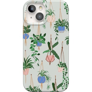 image:imageCasely iPhone 15 Case  Wild at Heart  Tiger  Compatible with MagSafe  Classic Ultra Thin DesignHanging Around  Potted Plants Floral