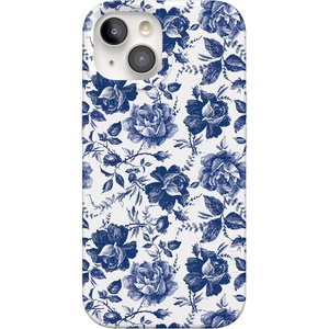 image:imageCasely iPhone 15 Case  Wild at Heart  Tiger  Compatible with MagSafe  Classic Ultra Thin DesignRose to Fame  Blue  White Rose Floral