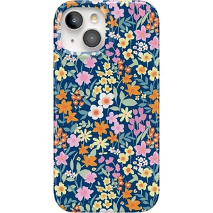 image:imageCasely iPhone 15 Plus Case  Full Bloom  Navy Floral  Compatible with MagSafe  Classic Ultra Slim Design