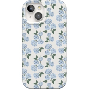 image:imageCasely iPhone 15 Plus Case  Nantucket Cottage  Blue Hydrangea  Compatible with MagSafe  Classic Ultra Slim Design