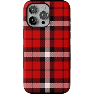 image:imageCasely iPhone 15 Pro Case  As if  Red Plaid  Bold Protective Design  MagSafe Compatible Design