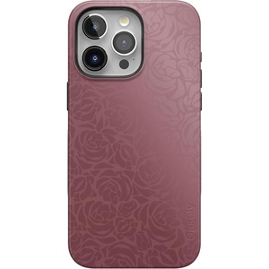 image:imageCasely iPhone 15 Pro Case  Bordeaux Rose  Moody Monochrome  Bold Protective Design  Compatible with MagSafe