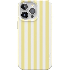 image:imageCasely iPhone 15 Pro Case  Butter Yellow Stripes  Sunday Best  Compatible with MagSafe  Classic Ultra Thin Design