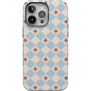 image:imageCasely iPhone 15 Pro Case  Chelsea Checker  Starlight Tiles  Bold Protective Design  Compatible with MagSafe