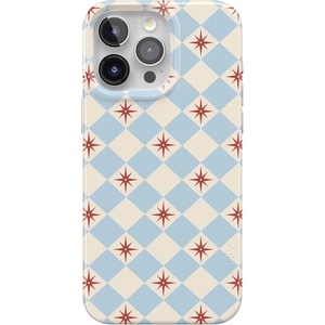 image:imageCasely iPhone 15 Pro Case  Chelsea Checker  Starlight Tiles  Compatible with MagSafe  Classic Ultra Slim Design
