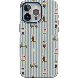 image:imageCasely iPhone 15 Pro Case  Clubhouse  The Caddie Print  Bold Protective Design  Compatible with MagSafe