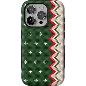 image:imageCasely iPhone 15 Pro Case  Grandpas Sweater  Holiday Knit  Bold Protective Design  MagSafe Compatible Design
