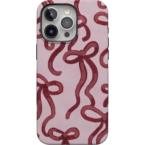 image:imageCasely iPhone 15 Pro Case  Love Me Knot  Mauve Bow  Bold Protective Design  MagSafe Compatible Design