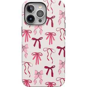 image:imageCasely iPhone 15 Pro Case  Lover Girlie  Pink Bows  Bold Protective Design  Compatible with MagSafe