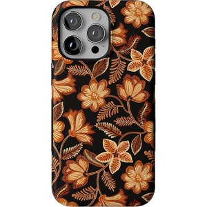 image:imageCasely iPhone 15 Pro Case  Maple Flowers  Floral Foliage  Bold Protective Design  MagSafe Compatible Design