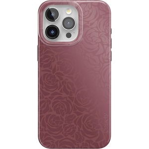 image:imageCasely iPhone 15 Pro Case  Moody Monochrome  Bordeaux Rose  Compatible with MagSafe  Classic Ultra Thin Design