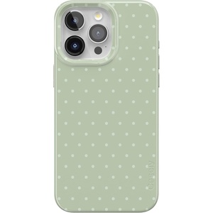 image:imageCasely iPhone 15 Pro Case  On the Dot  Green Polka Dot  Compatible with MagSafe  Classic Ultra Thin Design