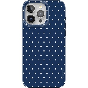 image:imageCasely iPhone 15 Pro Case  On the Dot  Navy Polka Dot  Compatible with MagSafe  Classic Ultra Slim Design