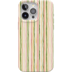 image:imageCasely iPhone 15 Pro Case  Sweet Stripes  Rainbow Pastel  Compatible with MagSafe  Classic Ultra Thin Design