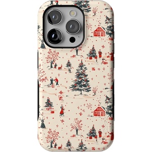 image:imageCasely iPhone 15 Pro Case  Winter Nostalgia  Vintage Holiday  Bold Protective Design  MagSafe Compatible Design