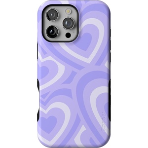 image:imageCasely iPhone 16 Pro Case  All Smiles  Smiley Face Sticker  Bold Protective Design  MagSafe Compatible DesignLove Song  Lavender Heart