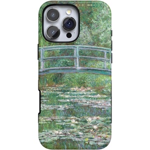image:imageCasely iPhone 16 Pro Case  All Smiles  Smiley Face Sticker  Bold Protective Design  MagSafe Compatible DesignMonets Bridge  The Met Museum