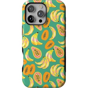 image:imageCasely iPhone 16 Pro Case  All Smiles  Smiley Face Sticker  Bold Protective Design  MagSafe Compatible DesignPapaya Palms  Dippin Daisys Tropical Vacation