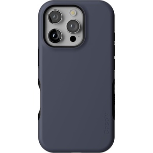 image:imageCasely iPhone 16 Pro Case  All Smiles  Smiley Face Sticker  Bold Protective Design  MagSafe Compatible DesignThe Boyfriend Collection  Slate Blue