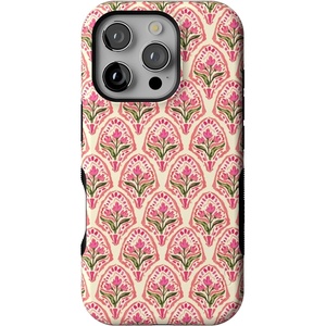 image:imageCasely iPhone 16 Pro Case  All Smiles  Smiley Face Sticker  Bold Protective Design  MagSafe Compatible DesignTulip Tapestry  Jenna Palek x Casely