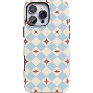 image:imageCasely iPhone 16 Pro Case  Chelsea Checker  Starlight Tiles  Bold Protective Design  Compatible with MagSafe