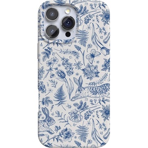 image:imageCasely iPhone 16 Pro Case  Hop amp Bloom  Bunny Toile  Compatible with MagSafe  Classic Ultra Slim Design