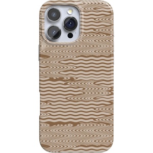 image:imageCasely iPhone 16 Pro Case  Im Yours  Tiny Hearts  Compatible with MagSafe  Classic Ultra Slim DesignMocha Ripple  Brown Waves