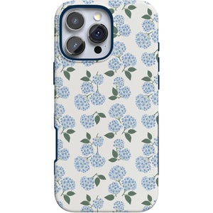 image:imageCasely iPhone 16 Pro Case  Nantucket Cottage  Blue Hydrangea  Bold Protective Design  Compatible with MagSafe