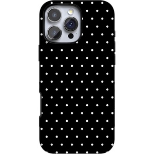 image:imageCasely iPhone 16 Pro Case  On the Dot  Black Polka Dot  Bold Protective Design  Compatible with MagSafe