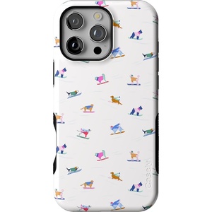 image:imageCasely iPhone 16 Pro Case  Powder Pups  Dog Sled  Bold Protective Design  MagSafe Compatible Design