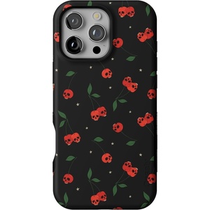 image:imageCasely iPhone 16 Pro Case  Sweet Revenge  Cherry Skulls  Bold Protective Design  Compatible with MagSafe