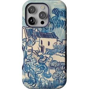 image:imageCasely iPhone 16 Pro Case  Van Gogh  Landscape with Houses  Bold Protective Design  Compatible with MagSafe