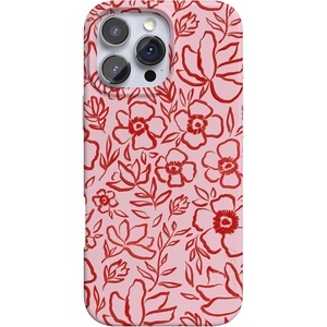 image:imageCasely iPhone 16 Pro Max Case  Be Mine  Tiny Hearts  Compatible with MagSafe  Classic Ultra Slim DesignBlush Garden  Floral Doodle