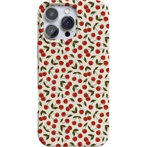 image:imageCasely iPhone 16 Pro Max Case  Be Mine  Tiny Hearts  Compatible with MagSafe  Classic Ultra Slim DesignCherry on Top  Red Cherries