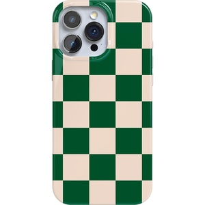 image:imageCasely iPhone 16 Pro Max Case  Be Mine  Tiny Hearts  Compatible with MagSafe  Classic Ultra Slim DesignFit Check  Green Checkerboard